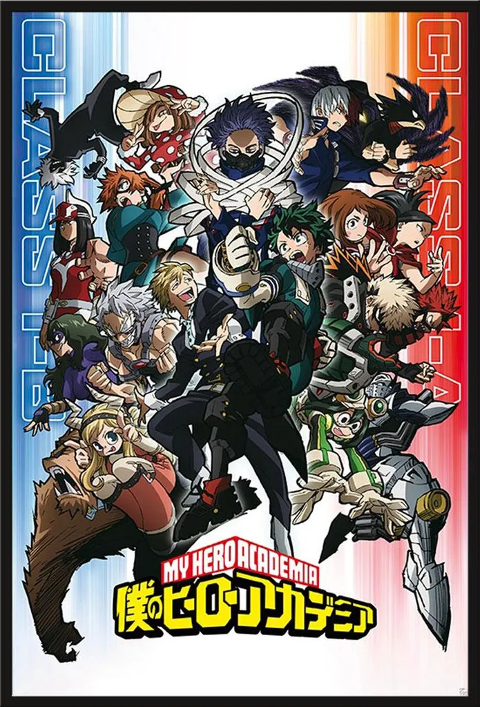 Affiche My Hero Academia avec Cadre Shinsuke : Protégez votre Poster