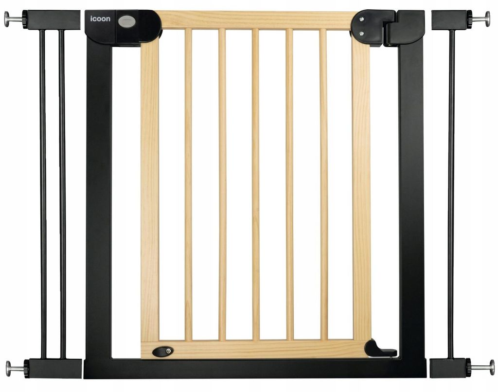Kindersicherheitsgitter Icoon 00-198 schwarz ausziehbar Produktbild 