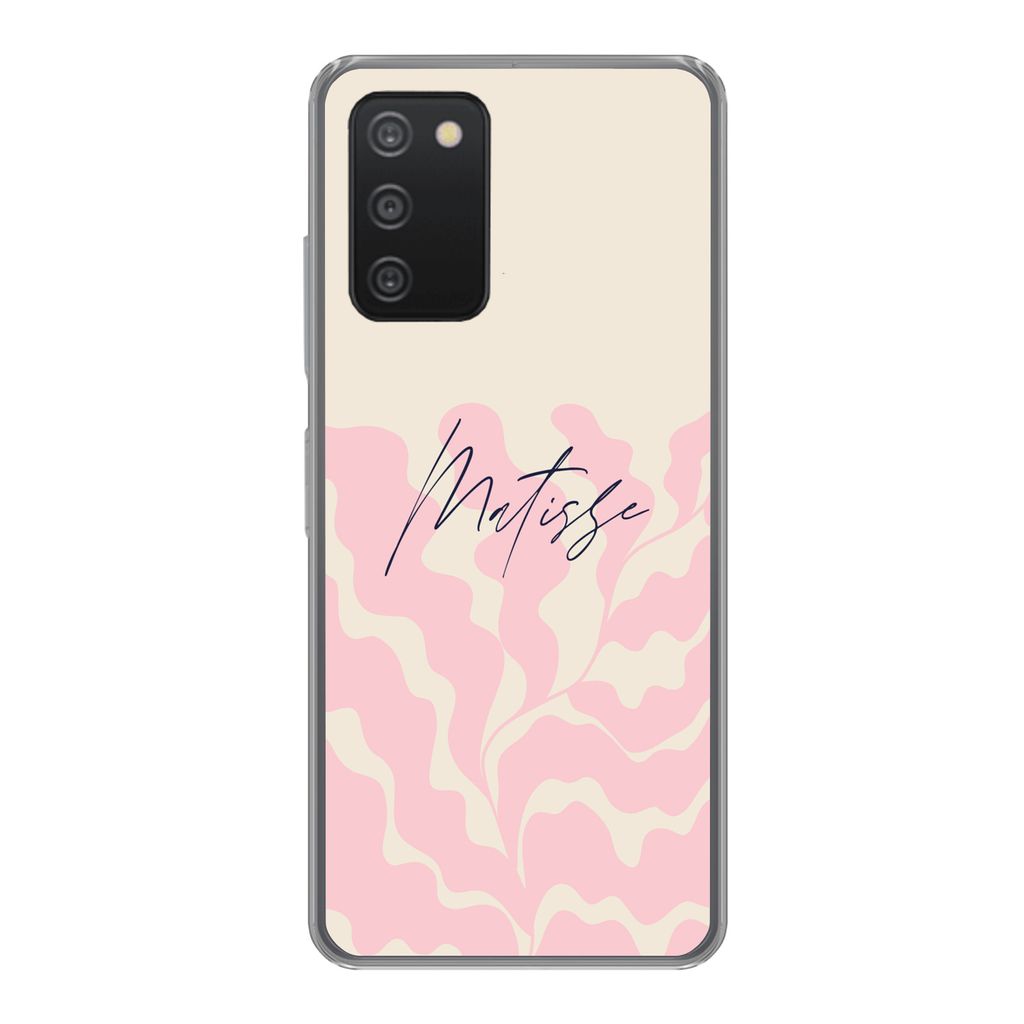 MuchoWow Handyhülle Schutzhülle Hülle für Samsung galaxy a73 Matisse - Blume - Abstrakt Silikon Softcase Handy Hülle - Handyhülle