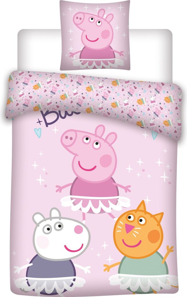 poszwa na kołdrę Świnka Peppa dziewczynka 200 cm bawełna Zdjęcie produktu 