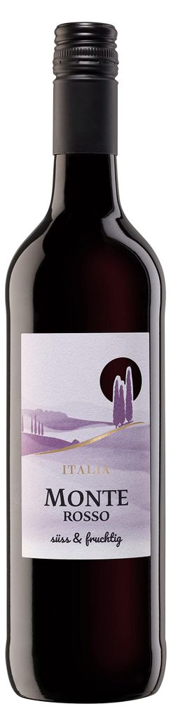 Monte Rosso sweet 9,5  % 750ml Produktbild 