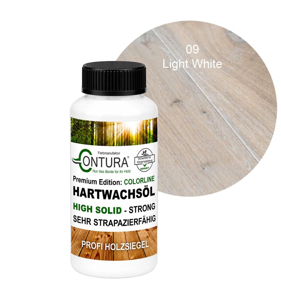 Contura 250ml. FARBIGES Hartwachsöl Colorline Premium Produktbild 