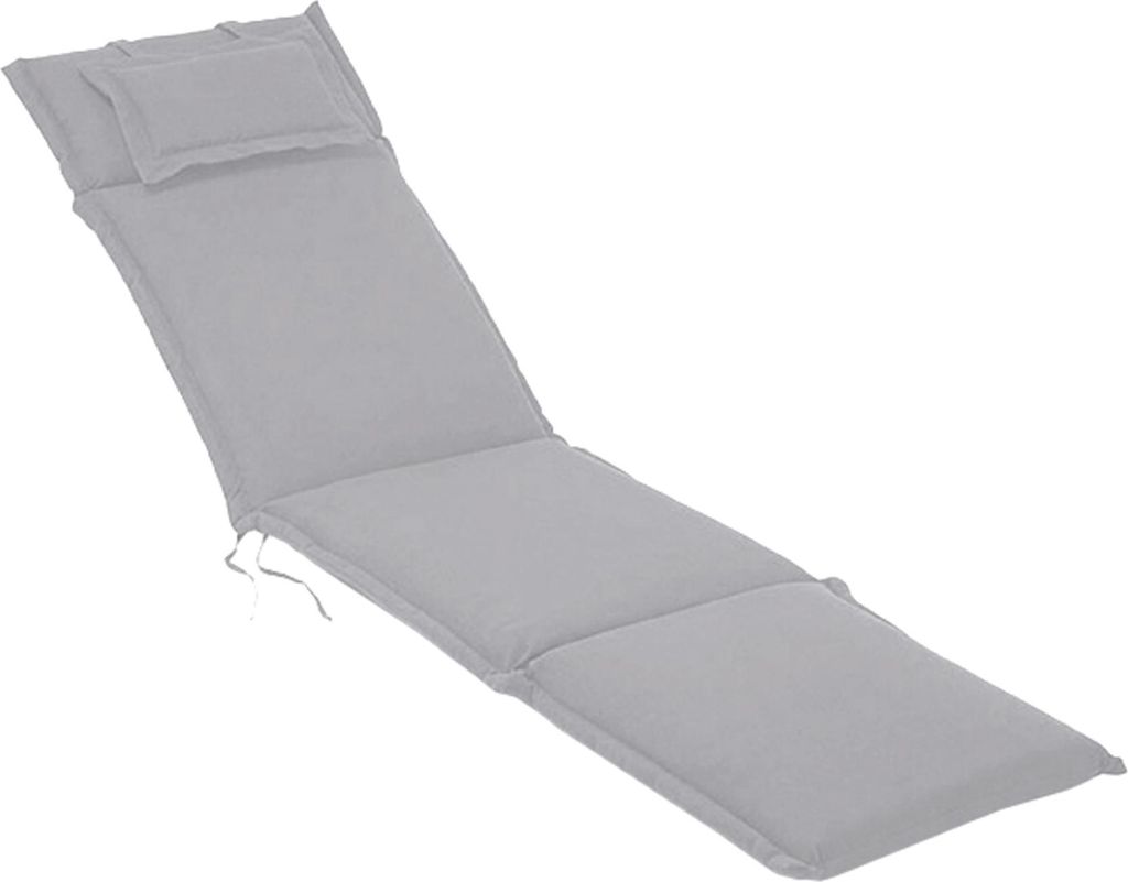 riess-ambiente Outdoor Kissen ROG 185cm taupe Sitzkissen Polster-Auflage für Deckchair Gartenkissen Gartenliegenkissen