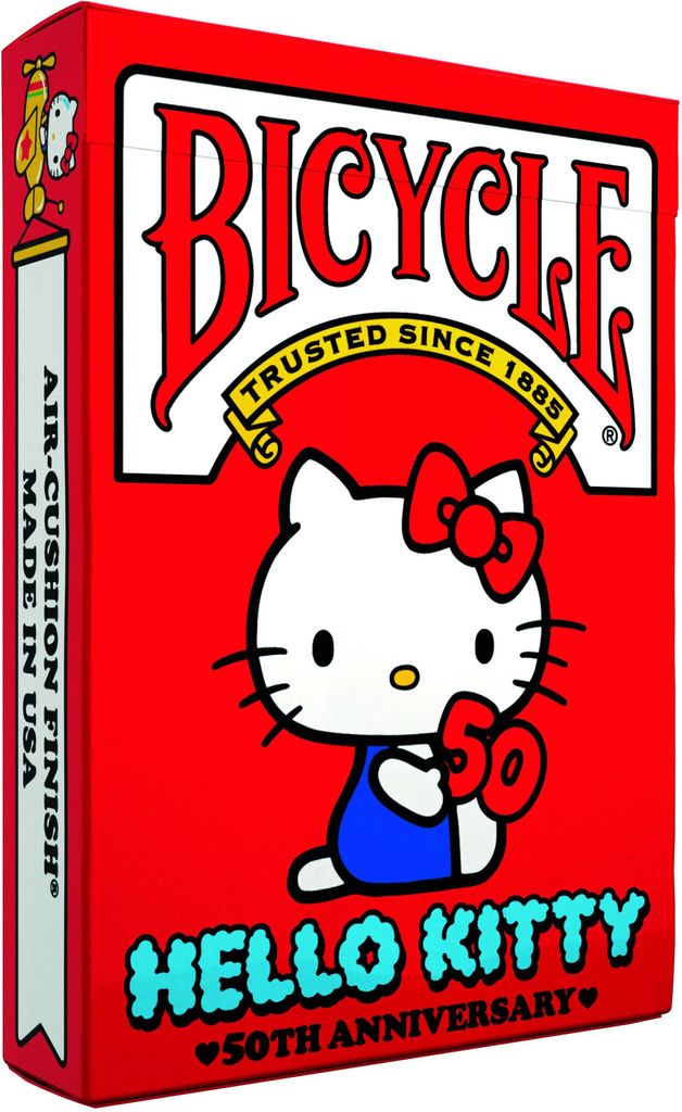 Bicycle Kartendeck Hello Kitty 50th Anniversary Spielkarten Pokerkarten Single Deck