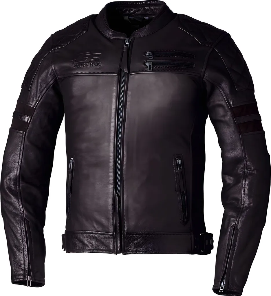 Blouson en cuir Homme RST Hillberry2 CE Marron pour Moto Vintage