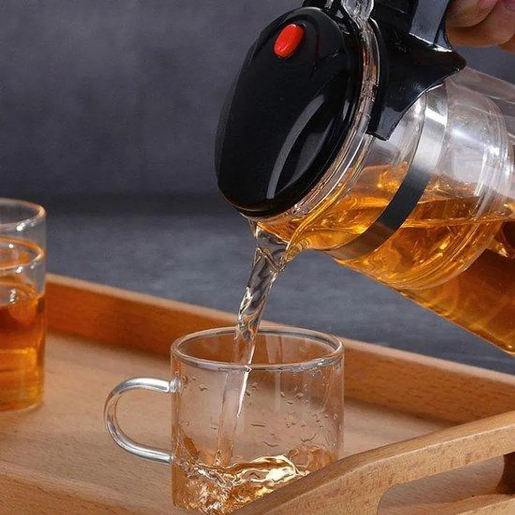 Infuseur à thé spécial bureau en verre pour une préparation de qualité
