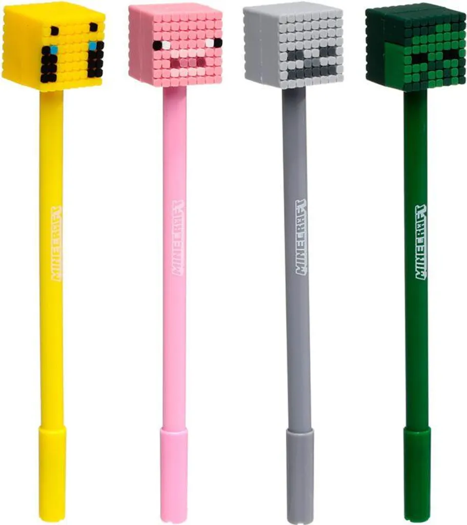 Giocattoli Minecraft Chimico 4 Teste: Figure Assortite Sicure e Resistenti