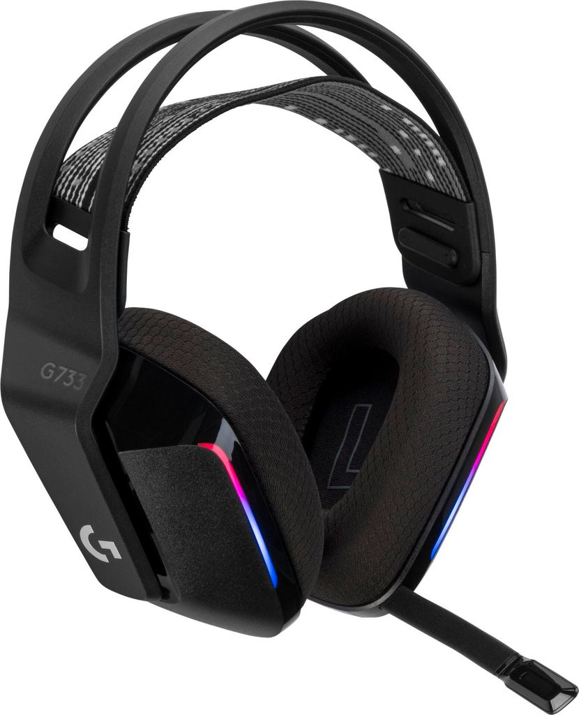 Logicool G733 ワイヤレスRGB Ultralekki, bezprzewodowy zestaw słuchawkowy do gier G733