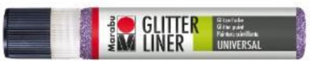 Glitter-Liner - Lavendel 507 25 ml. Packung mit 6 Stück