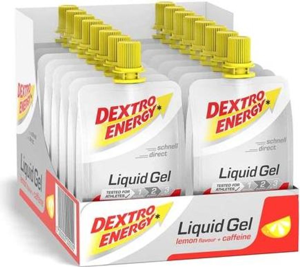 Liquid Gel Dextro Energy Display mit 18 x 60ml, Cola