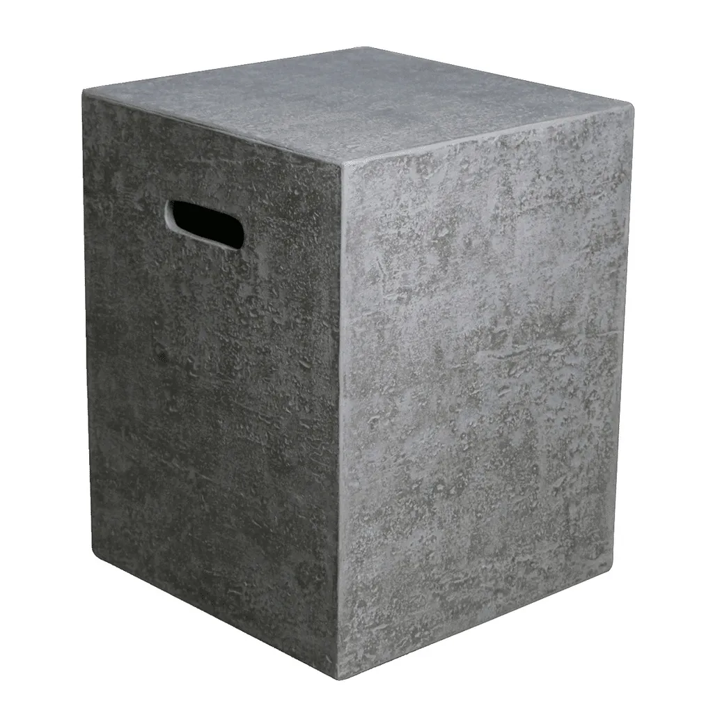Cache bouteille de gaz 5kg aspect travertin - Béton fibré résistant