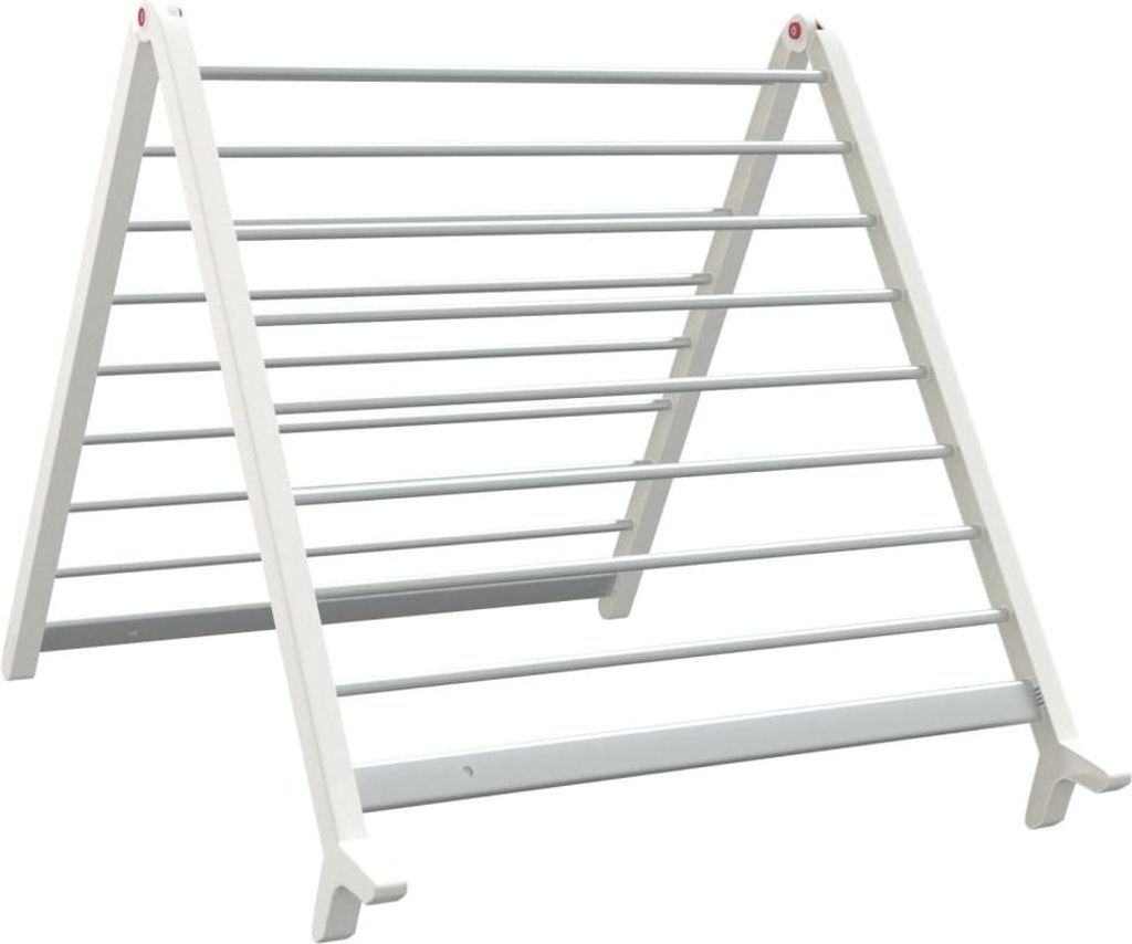 vidaXL Wäscheständer für Badewanne Ausziehbar 53-90 cm Aluminium