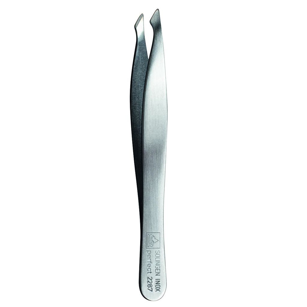 Erbe Solingen Pinzetten Pinzette, Inox schräg (9 cm)