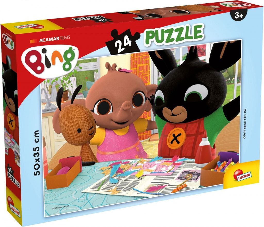 LISCIANI Puzzle Bing: Kunstschaffung 24 Teile