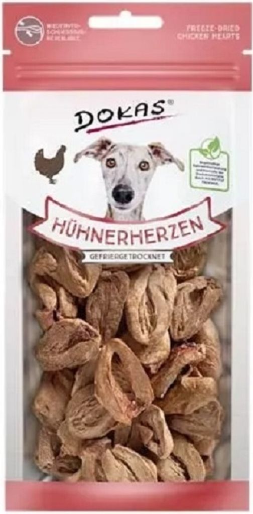 DOKAS - Hühnerherzen 8er Pack (8 x 22g) Produktbild 