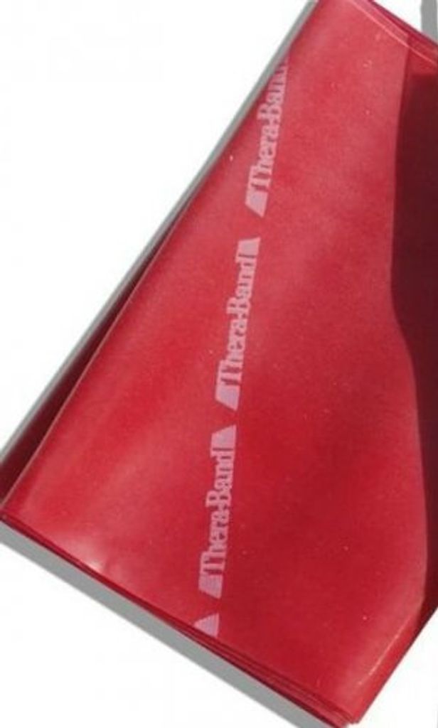 Thera-Band Posilovací guma 12,5 cm x 2 m, Červená - středně Obrázek produktu 