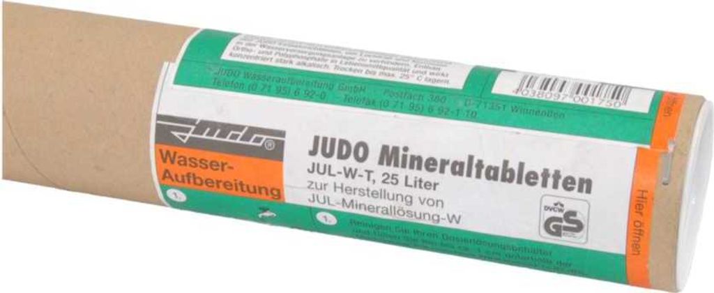 JUDO JUL-Mineraltabletten, JUL-W-T, 25 Liter, 8600011 Produktbild 