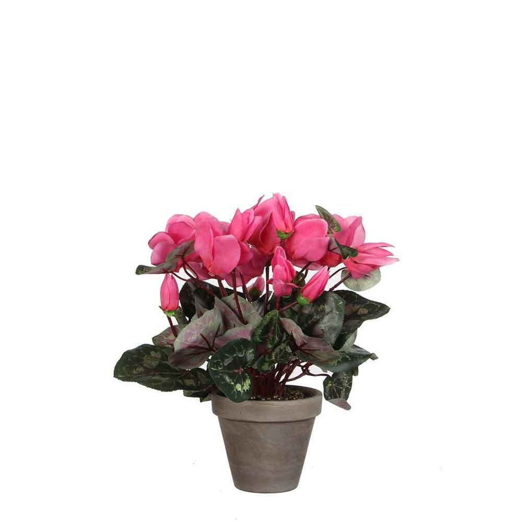 Fleur artificielle Cyclamen Cyclame Ø 30 H 30 cm rose Image du produit 