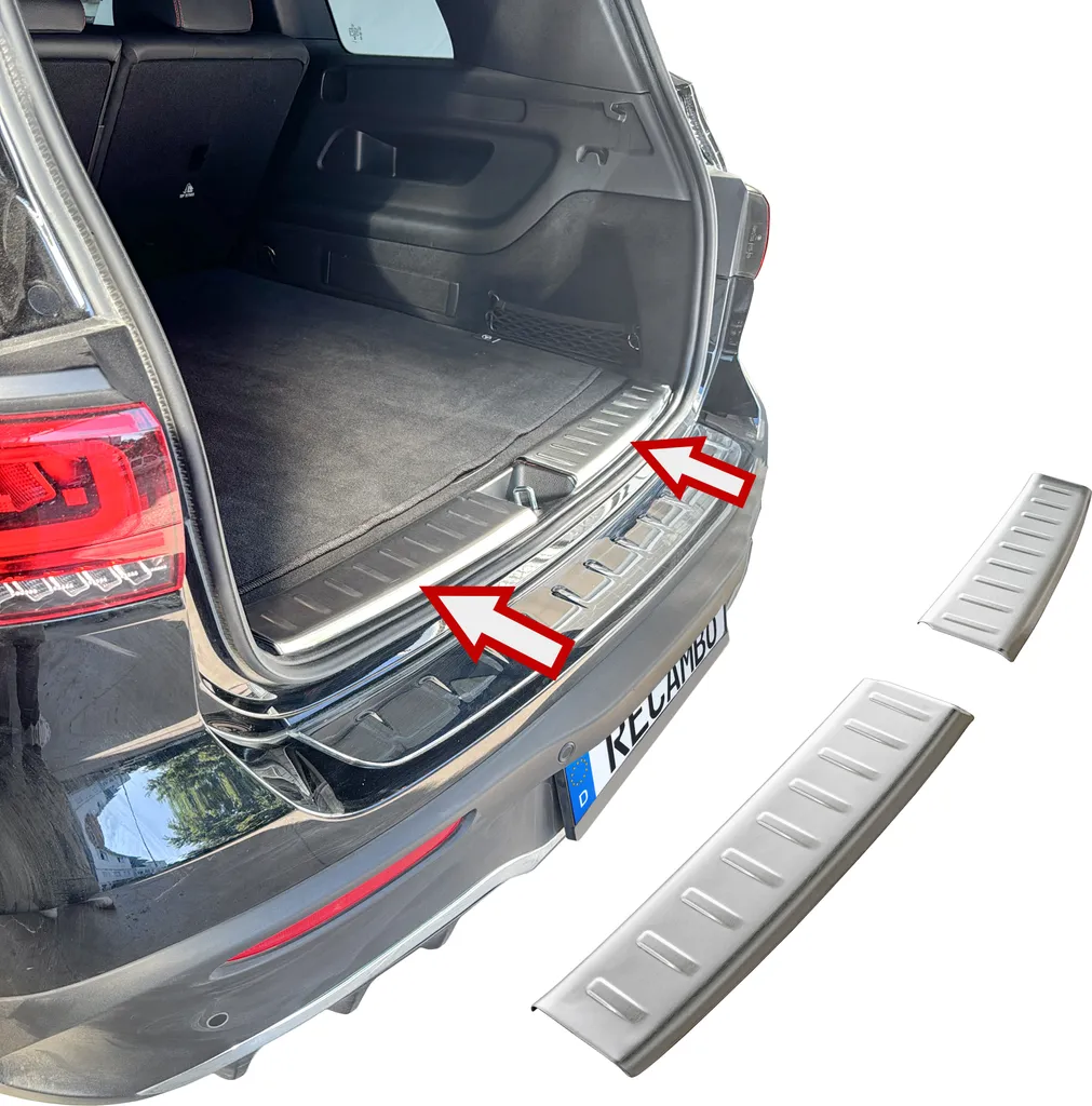 Seuil de chargement Mercedes EQB X243 en acier inox mat dès 2021
