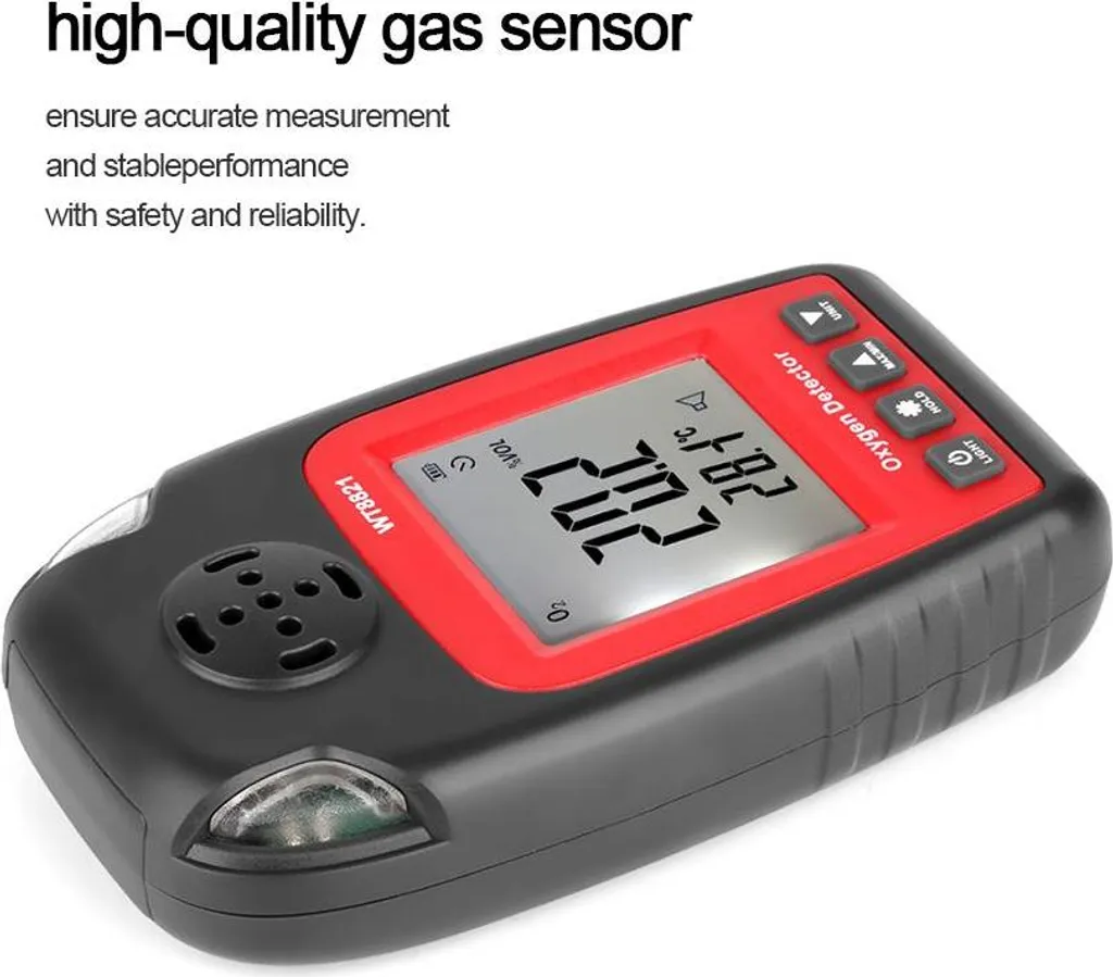 Détecteur d'oxygène portatif WT8821 pour espaces confinés et chantiers - 9