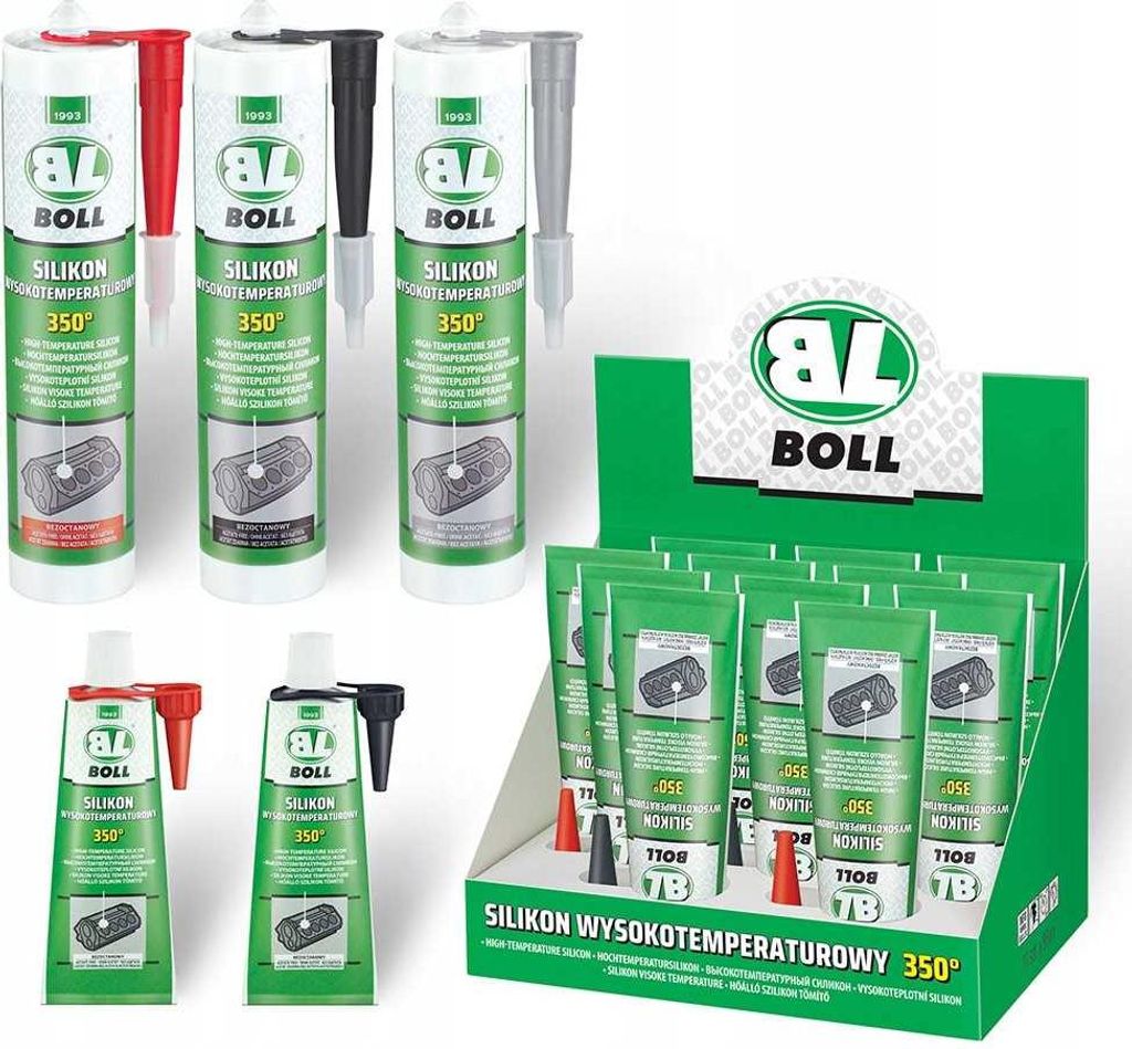 Hochtemperatursilikon Schwarz 80Ml Boll