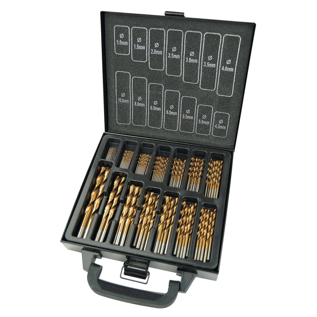 Brüder Mannesmann M54399 HSS Metall-Spiralbohrer-Set 99teilig TiN Zylinderschaft 1 Set (M54399)