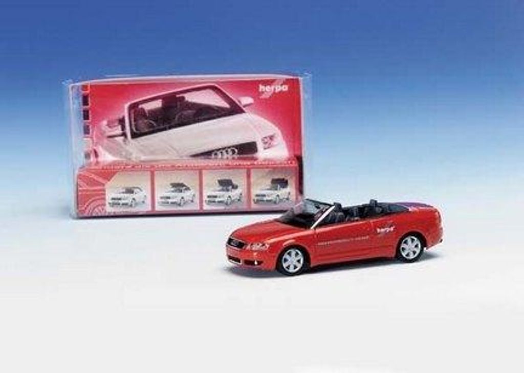 Herpa PKW Audi A4 Cabrio Spielwarenmesse 2002
