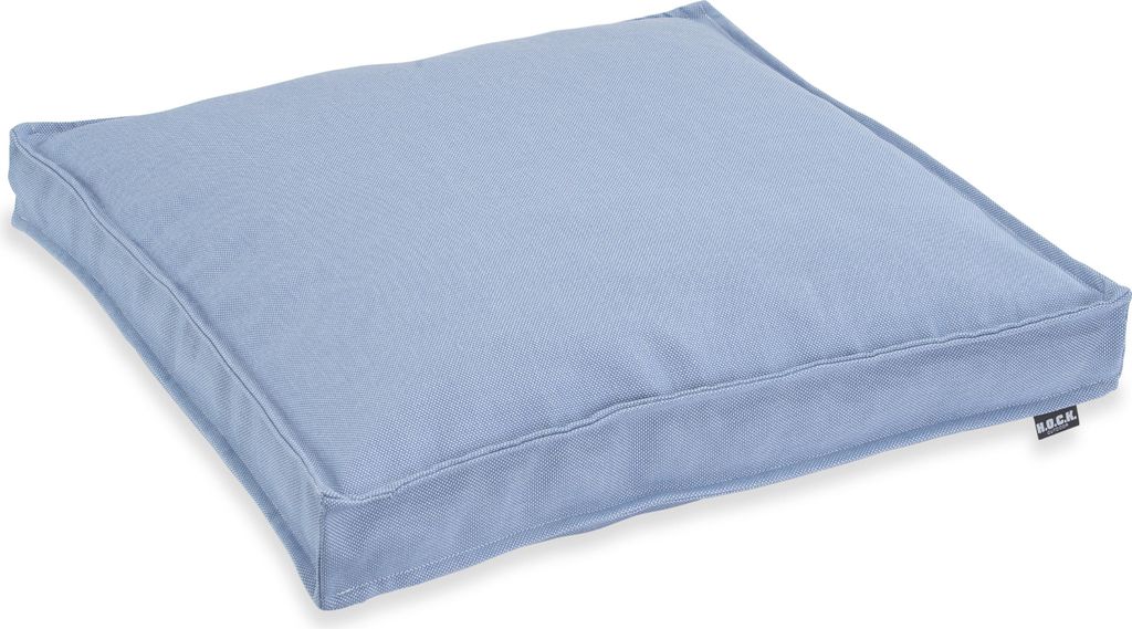 H.O.C.K. Caribe Outdoor Sitzkissen CLOU 50x50x5cm hellblau celeste light blue