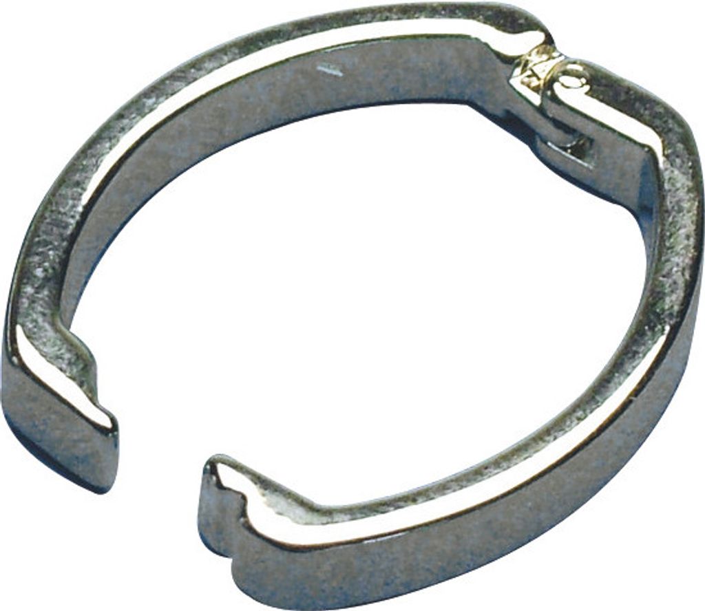 Kettenverschluß Clip, silber, 25x20mm
