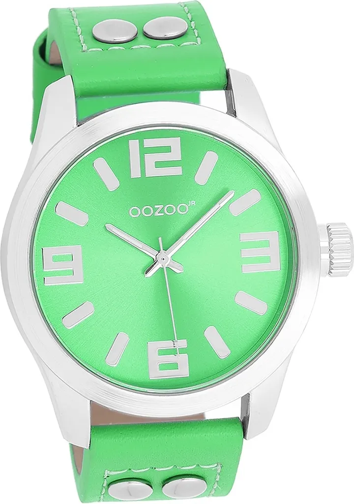 Montre Oozoo Junior chatoyante D2UOJR319 - Bracelet métal vert 32mm