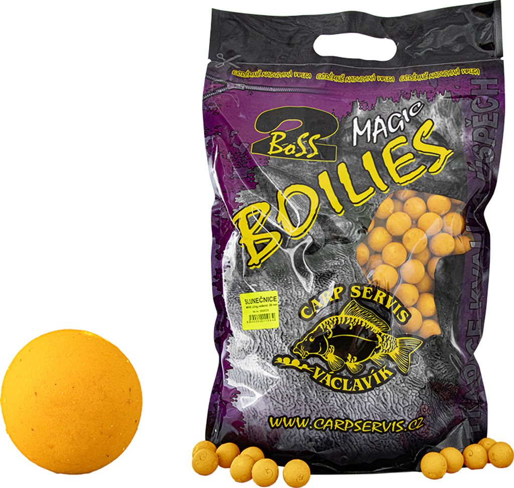 Karpfen Servis Boilies Boss2 Magische Sonnenblume 20mm 1064