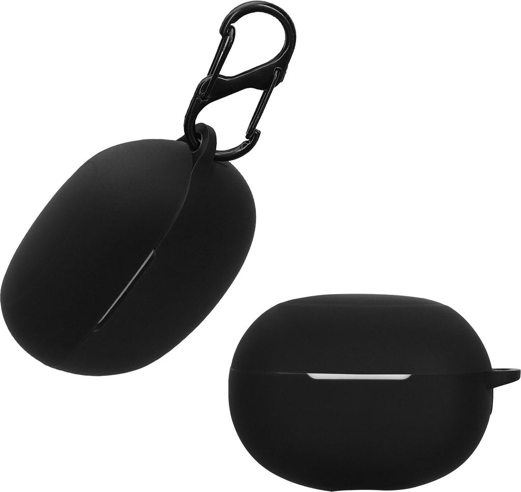 kwmobile Hülle kompatibel mit Xiaomi Realme Buds Air 5 Pro Hülle - Kopfhörer Case - TPU Silikon Cover - Schutzhülle in Schwarz