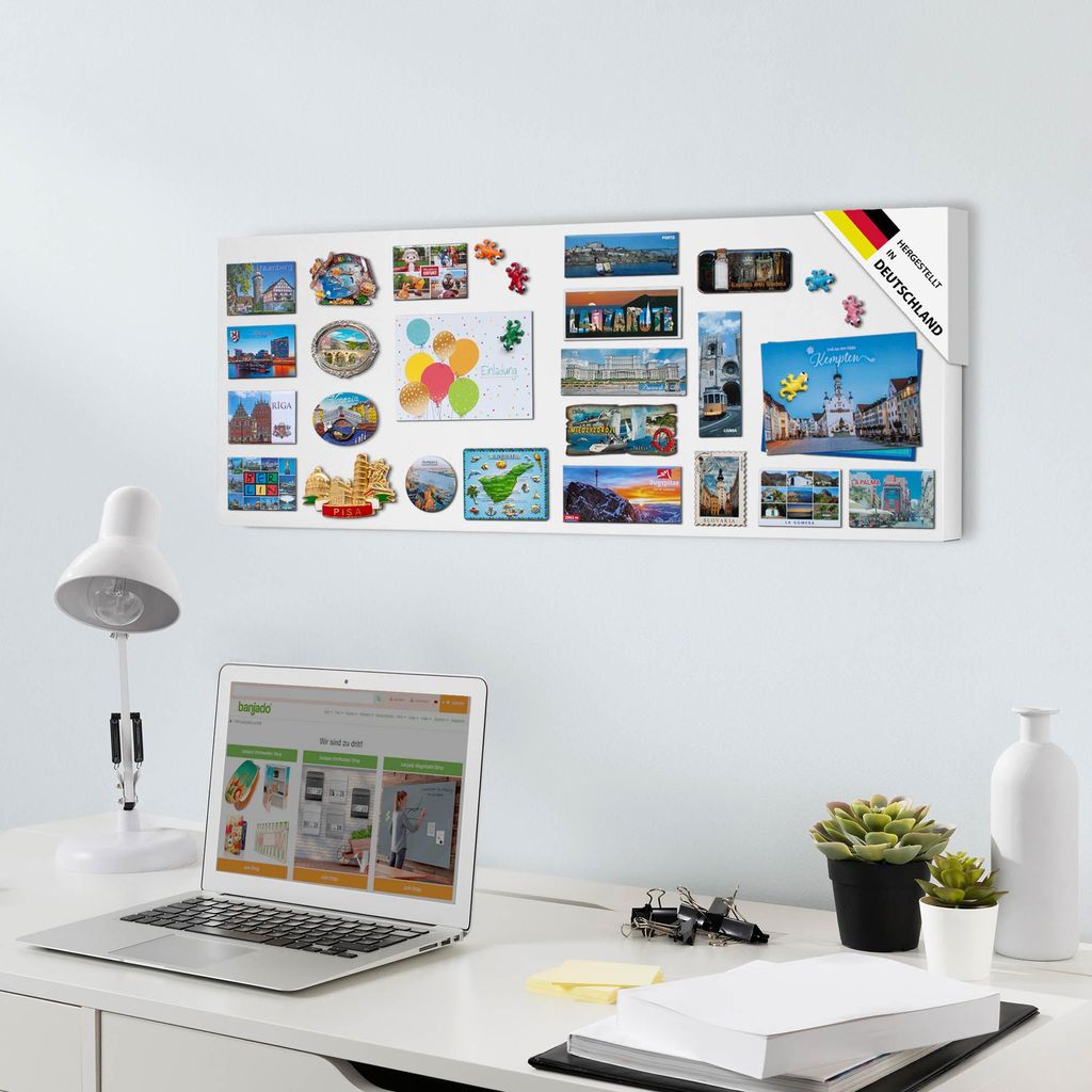 Banjado Glas Magnettafel 40x60cm / Magnetwand Glas/ Produktbild-Vorschau 3