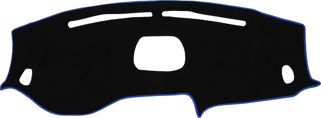 Armaturenbrett-Abdeckung kompatibel für Hyundai Tucson 2019-2021 mit Head-Up Display, Armaturenbrett-Abdeckung aus Polyester Schwarz, Blau Vorders...