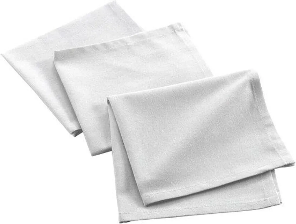Serviette blanche lot de 3 anti-odeur séchage rapide pour peau sensible
