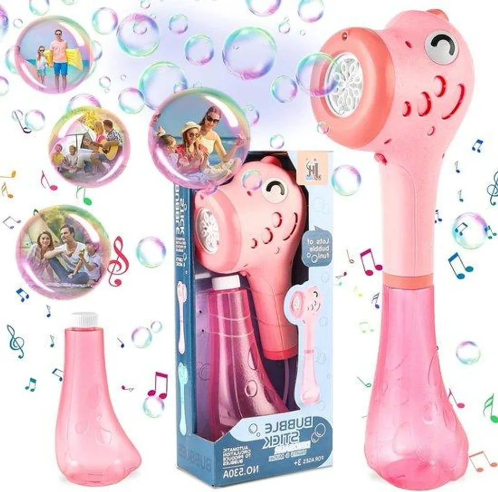 Machine à bulles rose 4000 tr/min à grand débit et moteur puissant