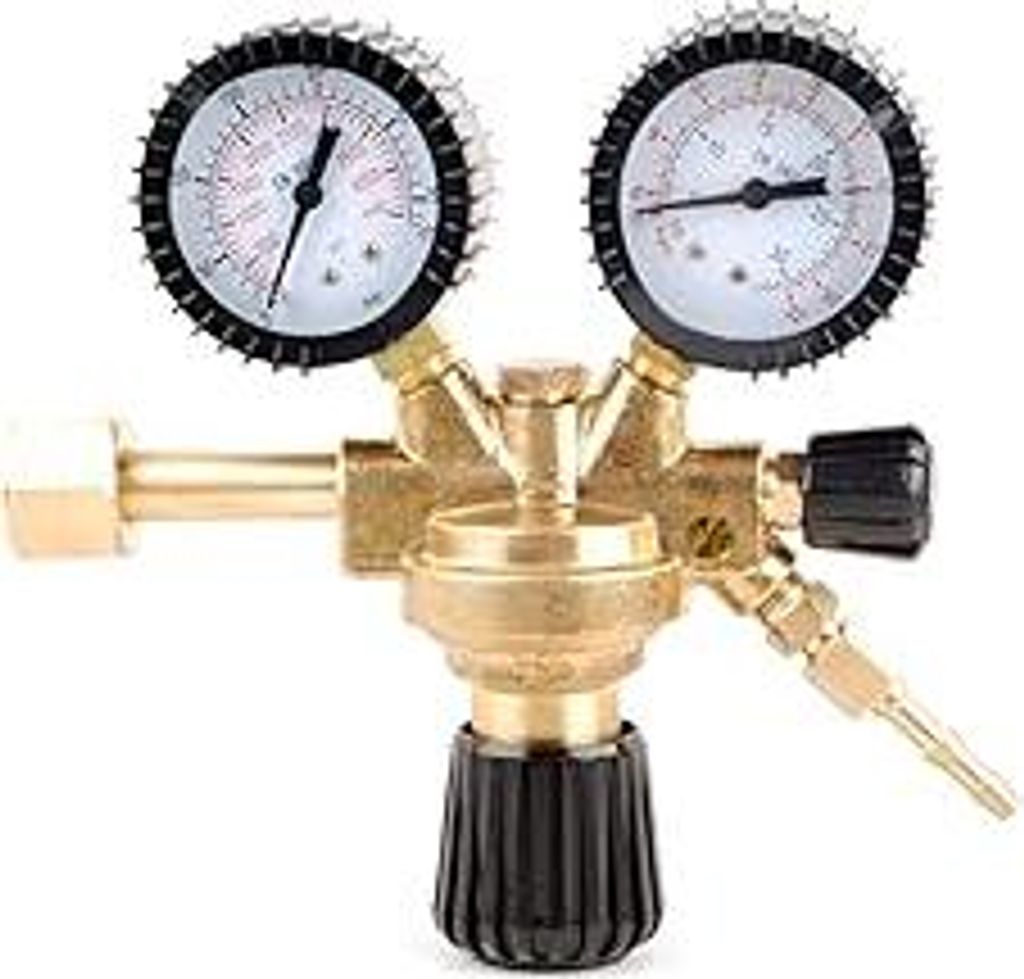 aleto Gas Druckminderer Absperrventil Argon CO2 MIG MAG WIG Schutzgas Schweißgerät