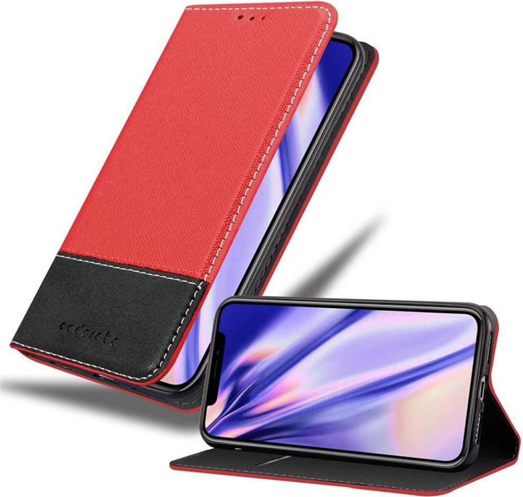 Cadorabo Hülle für Apple iPhone X / XS Schutzhülle in Rot Produktbild 