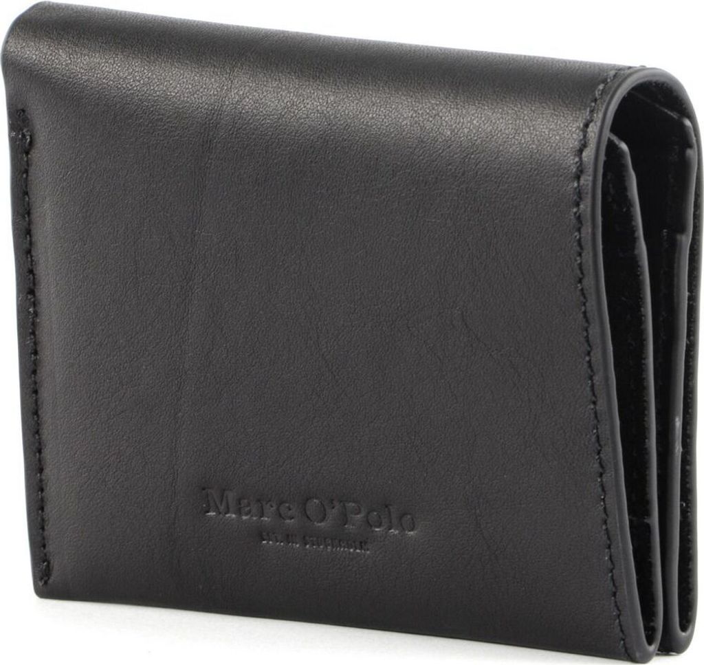 Marc O'Polo Leder Kartenetui Philip Card Holder Black schwarz