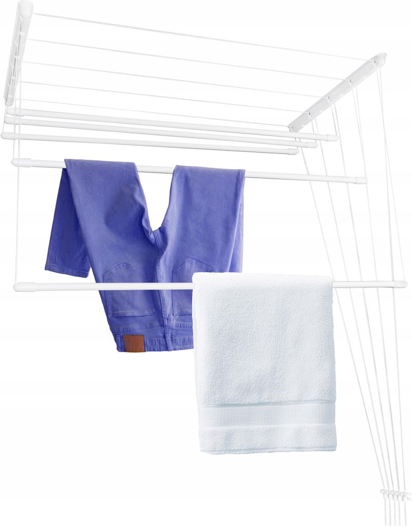 Solidna Suszarka Na Pranie Sufitowa 5 Prętów 180 Cm Balkon Zdjęcie produktu 