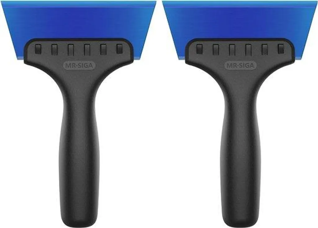 Raclette vitres et miroirs bi-matière - Nettoyant douche et dégivreur