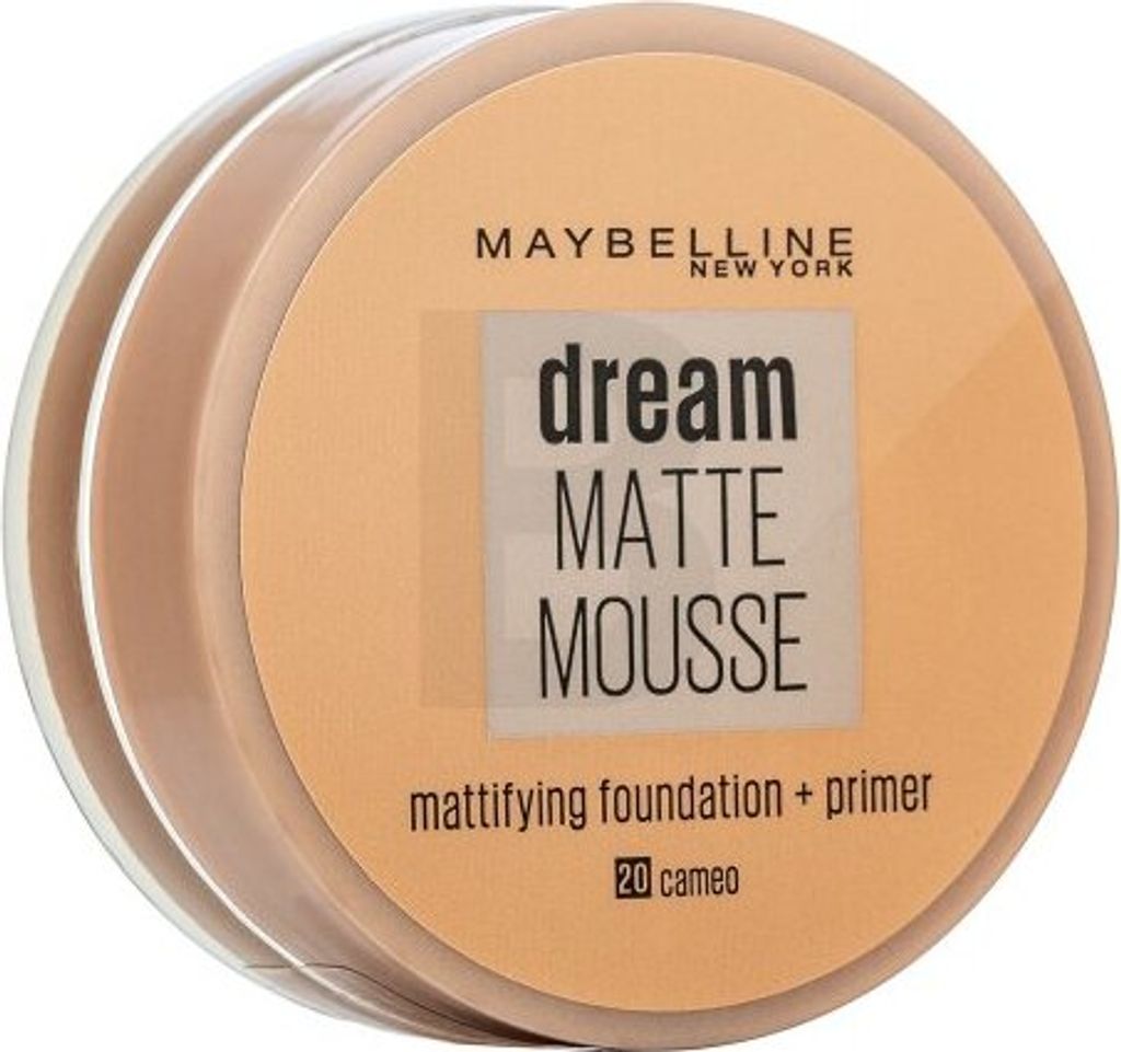Maybelline Dream Matte Mousse Foundation Make-up mit mattierender Wirkung 20 Cameo 18 ml