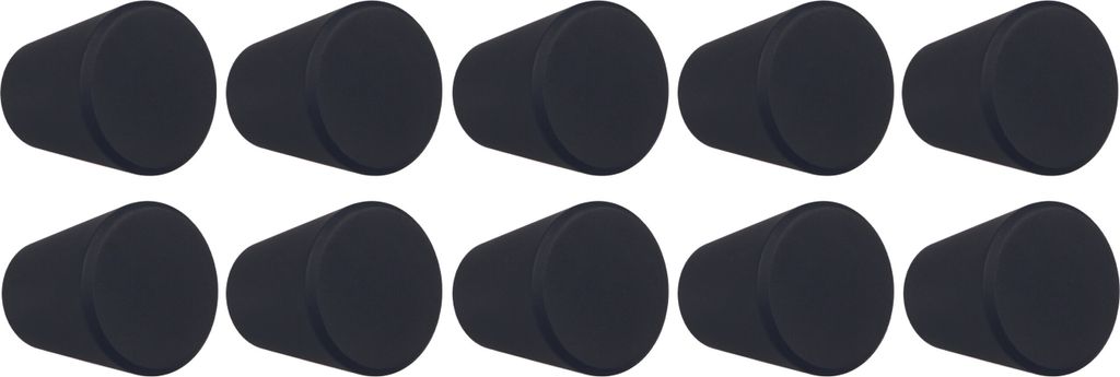 Natural Goods Berlin Möbelgriffe rund KEGEL, Möbelknöpfe mit 25mm, Schrankknöpfe passend für 15-22mm Türstärken, Griffe für Küchenschr...