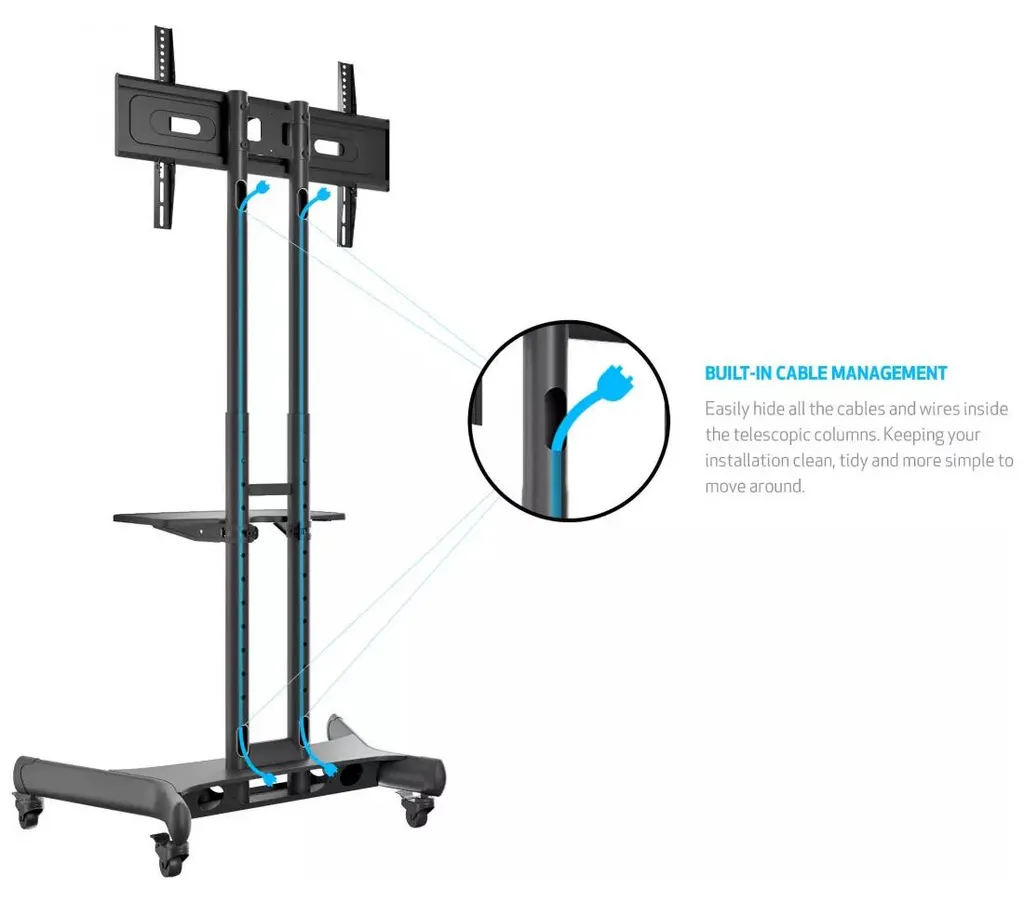 Optimisez votre Espace avec le Support TV Mobile Multibrackets Basic 150 - 10