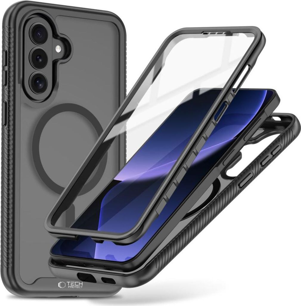 Tech-Protect Defense Magsafe Galaxy A57 5G Matowa czerń Zdjęcie produktu 