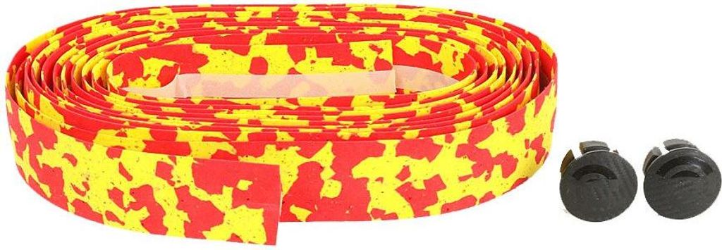 Bikeribbon BR5031 - RUBAN DE CINTRE CORK PLUS JAUNE/ROUGE Image du produit 