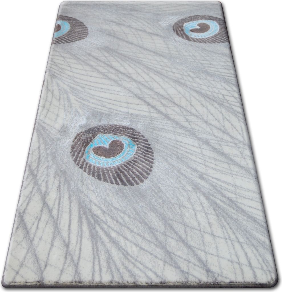Teppich ACRYL PATARA 0052 Cream/Turquise Mehrfarben 80x150 cm