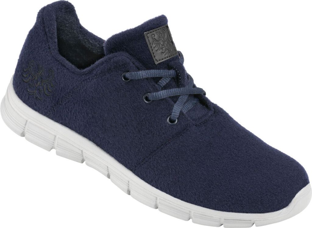 Tiroler Loden Merino-Sneakers, superbequem aus reiner Schurwolle