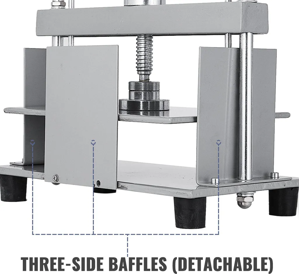 Presse à plat manuelle en acier de 10 cm pour format A4 de 305x220mm
