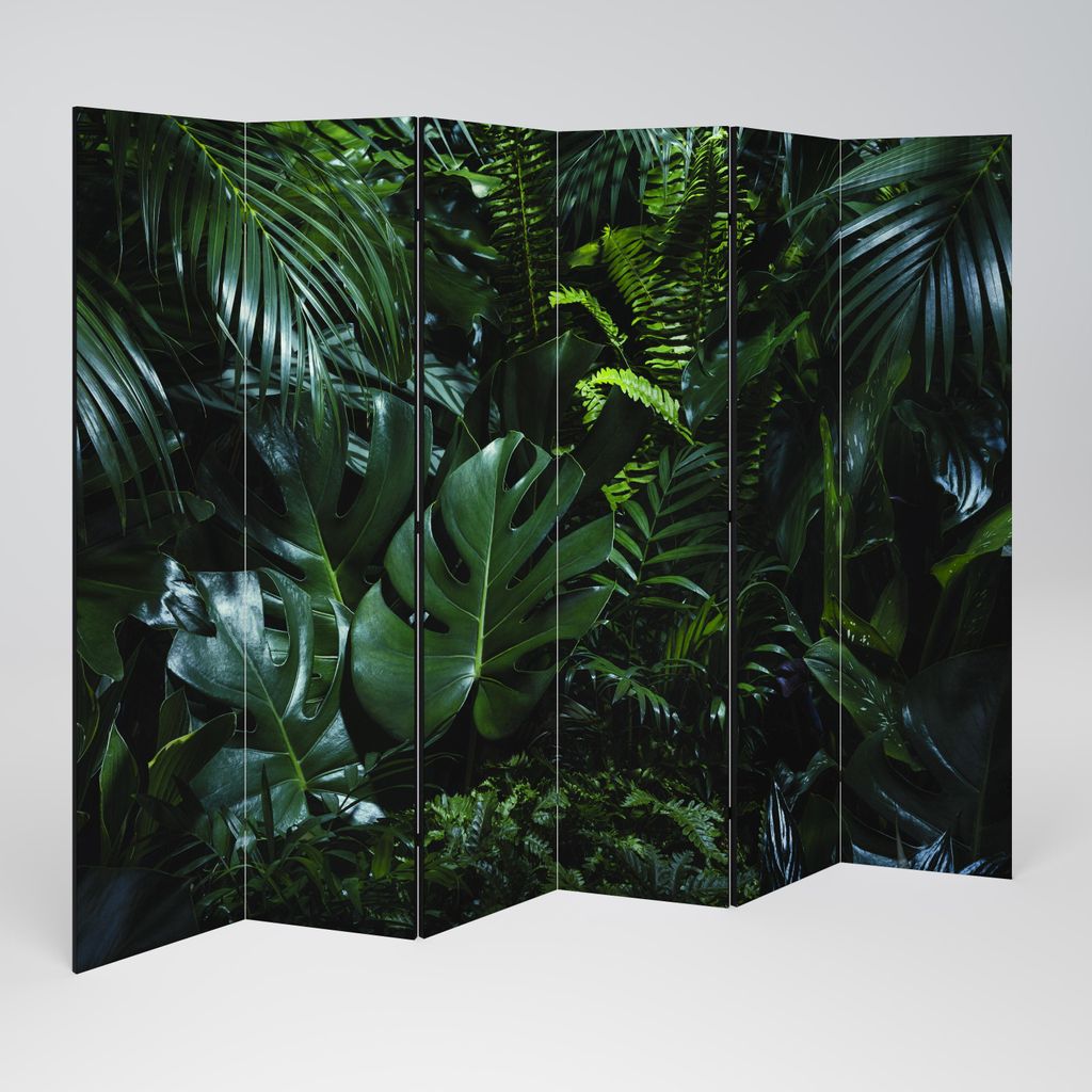 SpaceRebels Paravent Raumteiler - 6-teilig Raumtrenner, Druck 2-Seite - Raumtrenner - Trennwand Wohnung - Room Divider - Spanische Wand Deko Modern...